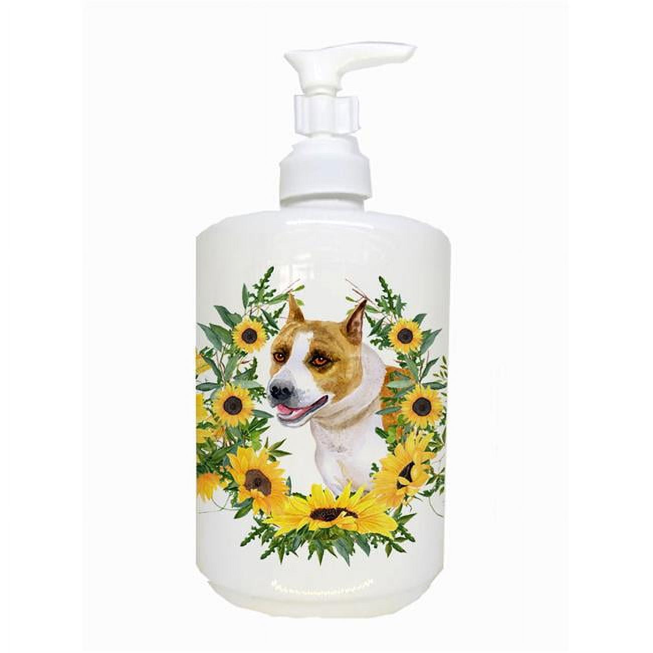 American Staffordshire Ceramic Soap Dispenser