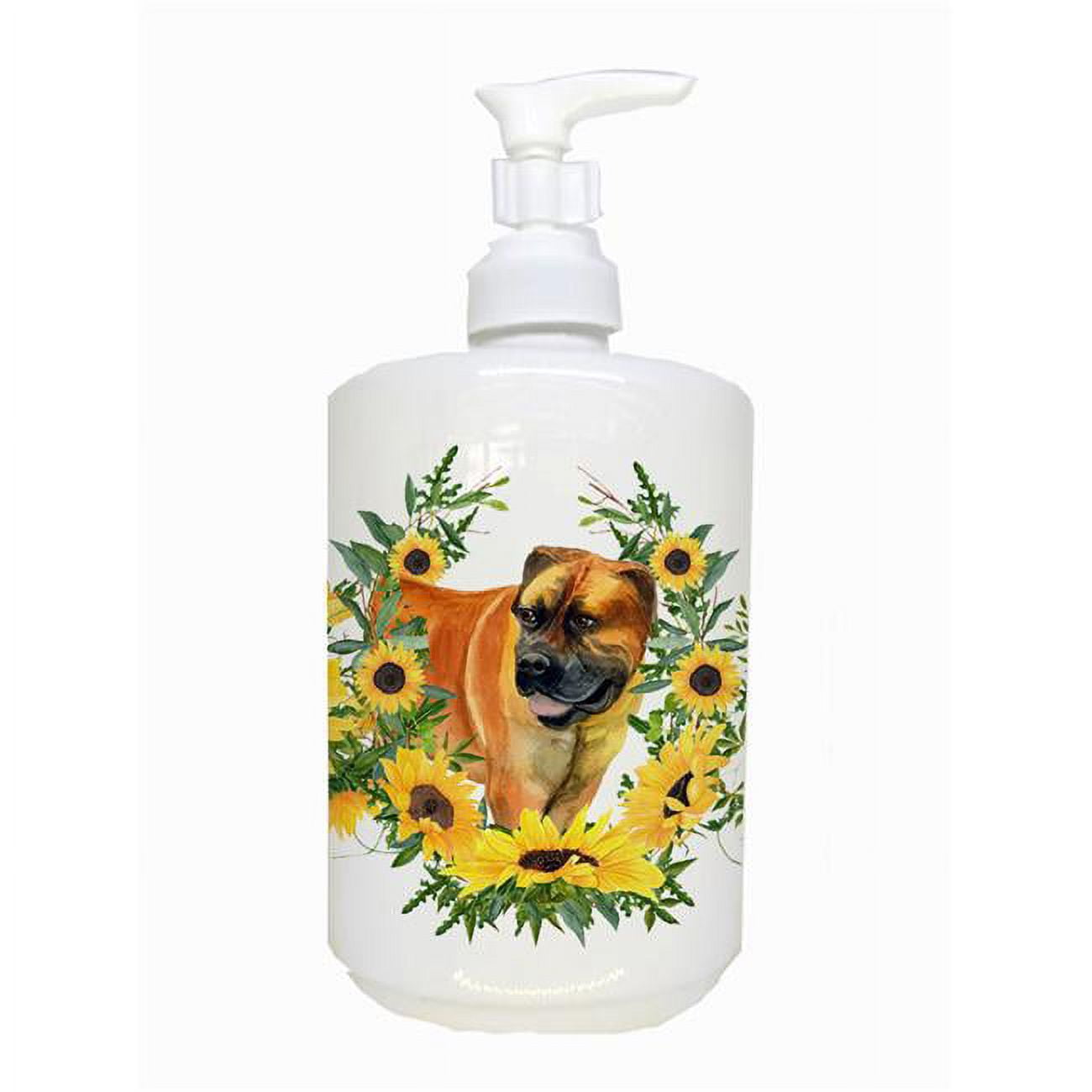 CK2838SOAP Boerboel Mastiff Ceramic Soap Dispenser