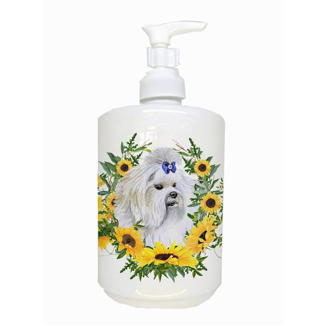 CK2843SOAP Maltese Ceramic Soap Dispenser