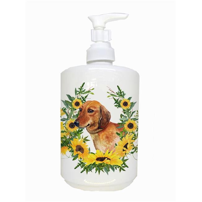 CK2844SOAP Dachshund Ceramic Soap Dispenser