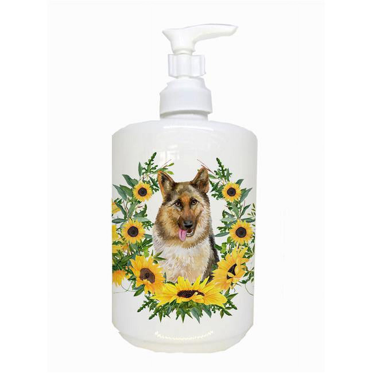 CK2846SOAP German Shepherd Ceramic Soap Dispenser
