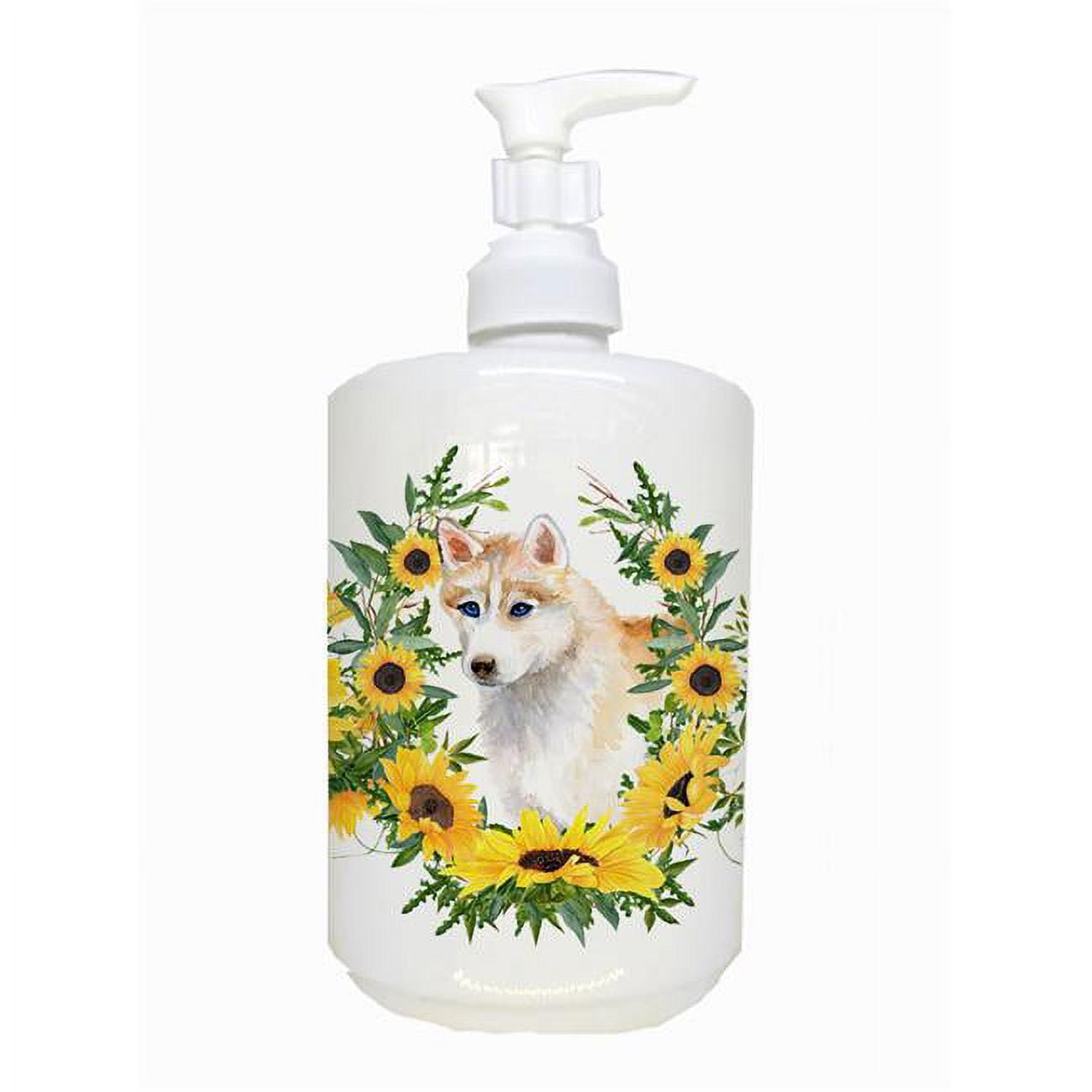 CK2847SOAP Siberian Husky Ceramic Soap Dispenser