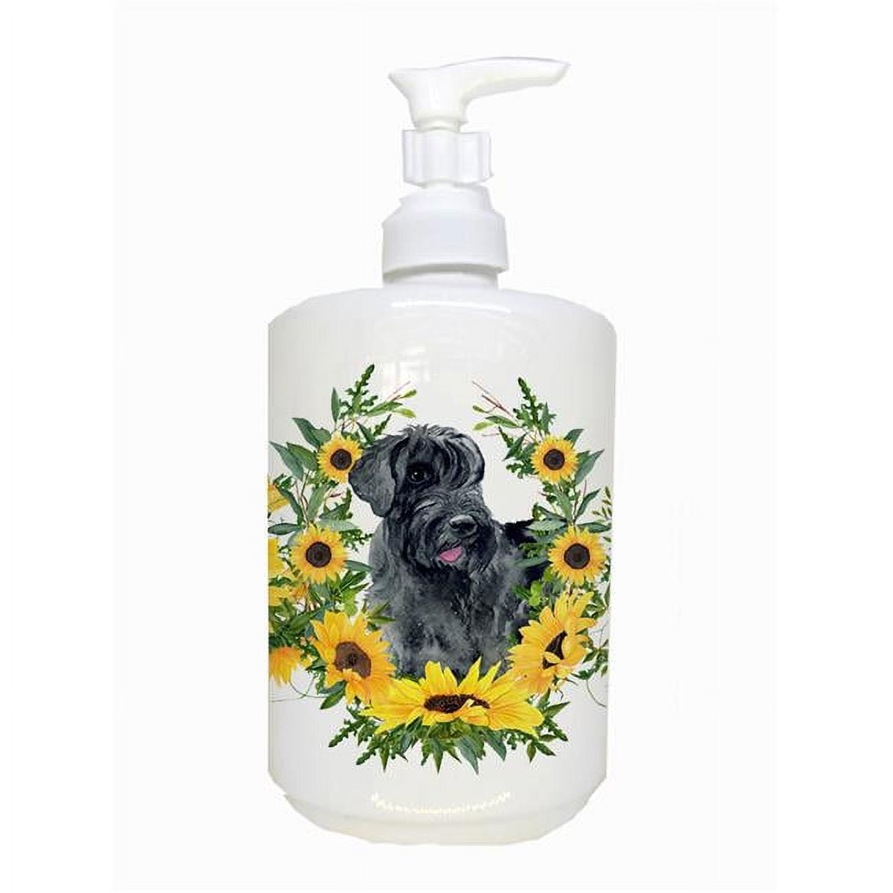 CK2852SOAP Giant Schnauzer Ceramic Soap Dispenser