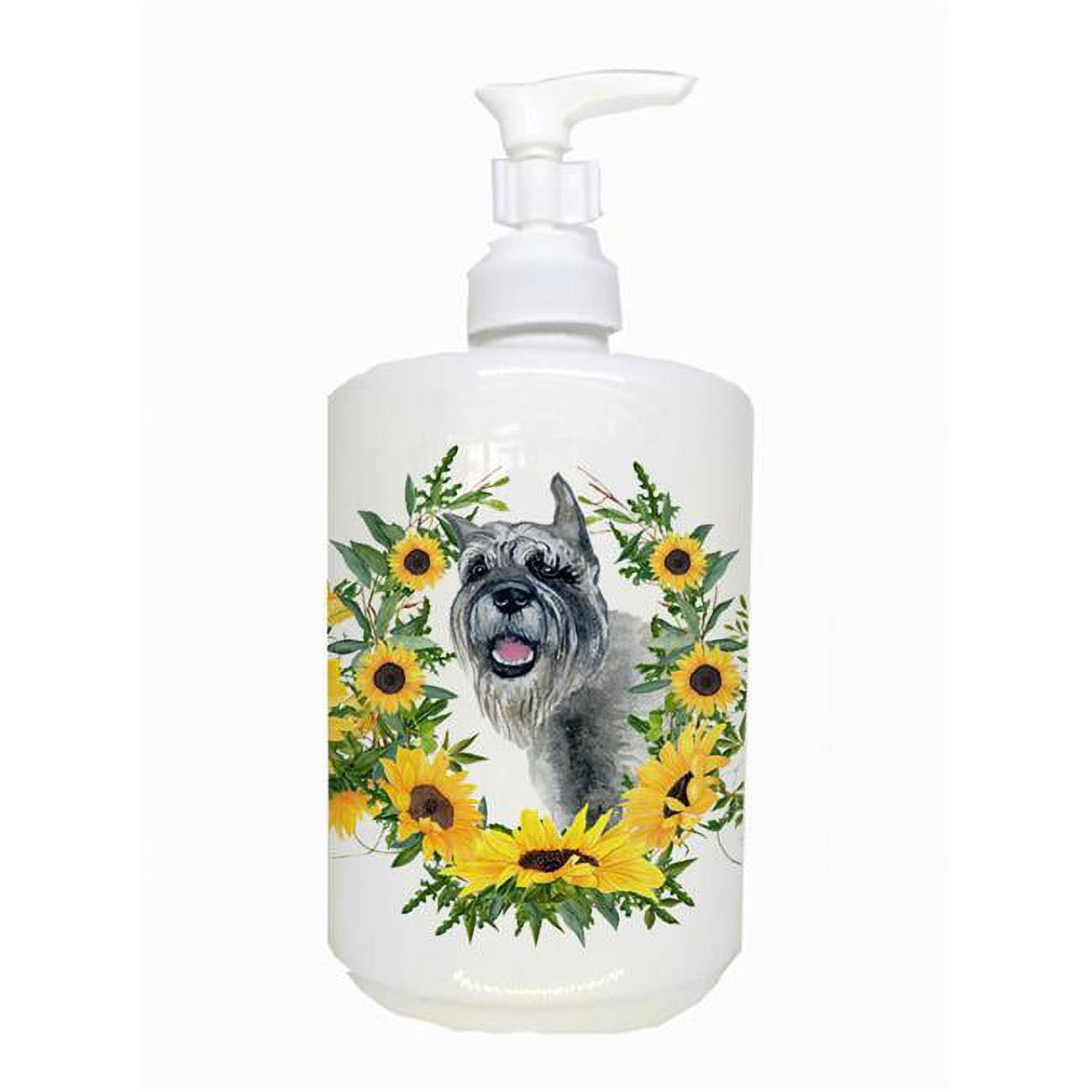 CK2854SOAP Schnauzer Ceramic Soap Dispenser