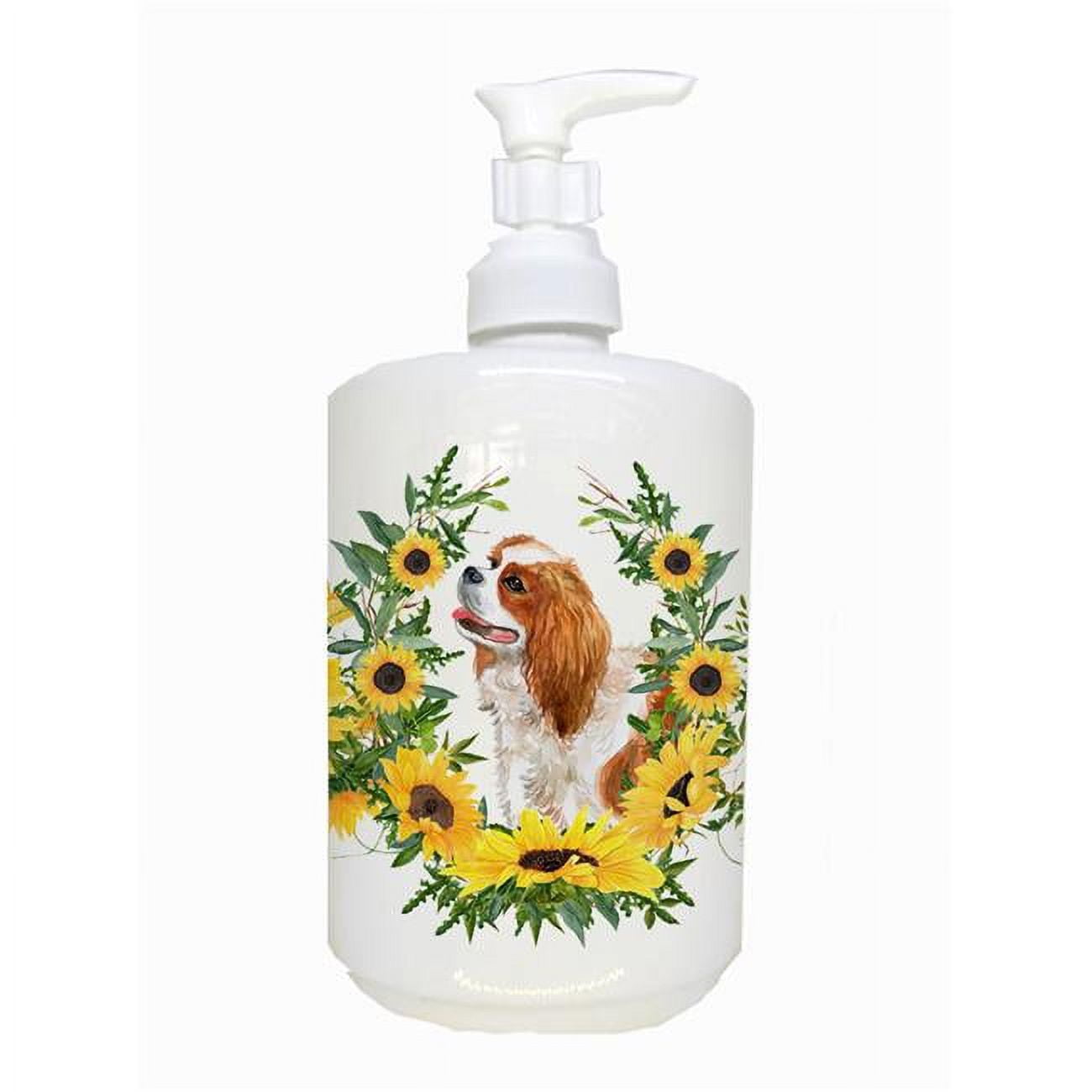 CK2855SOAP Cavalier Spaniel Ceramic Soap Dispenser