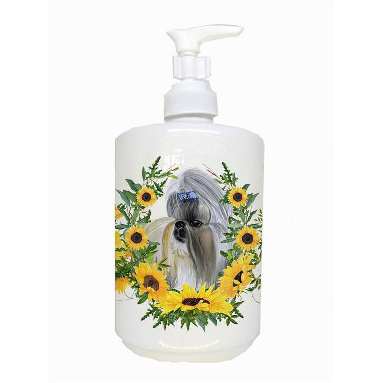 CK2858SOAP Shih Tzu Ceramic Soap Dispenser