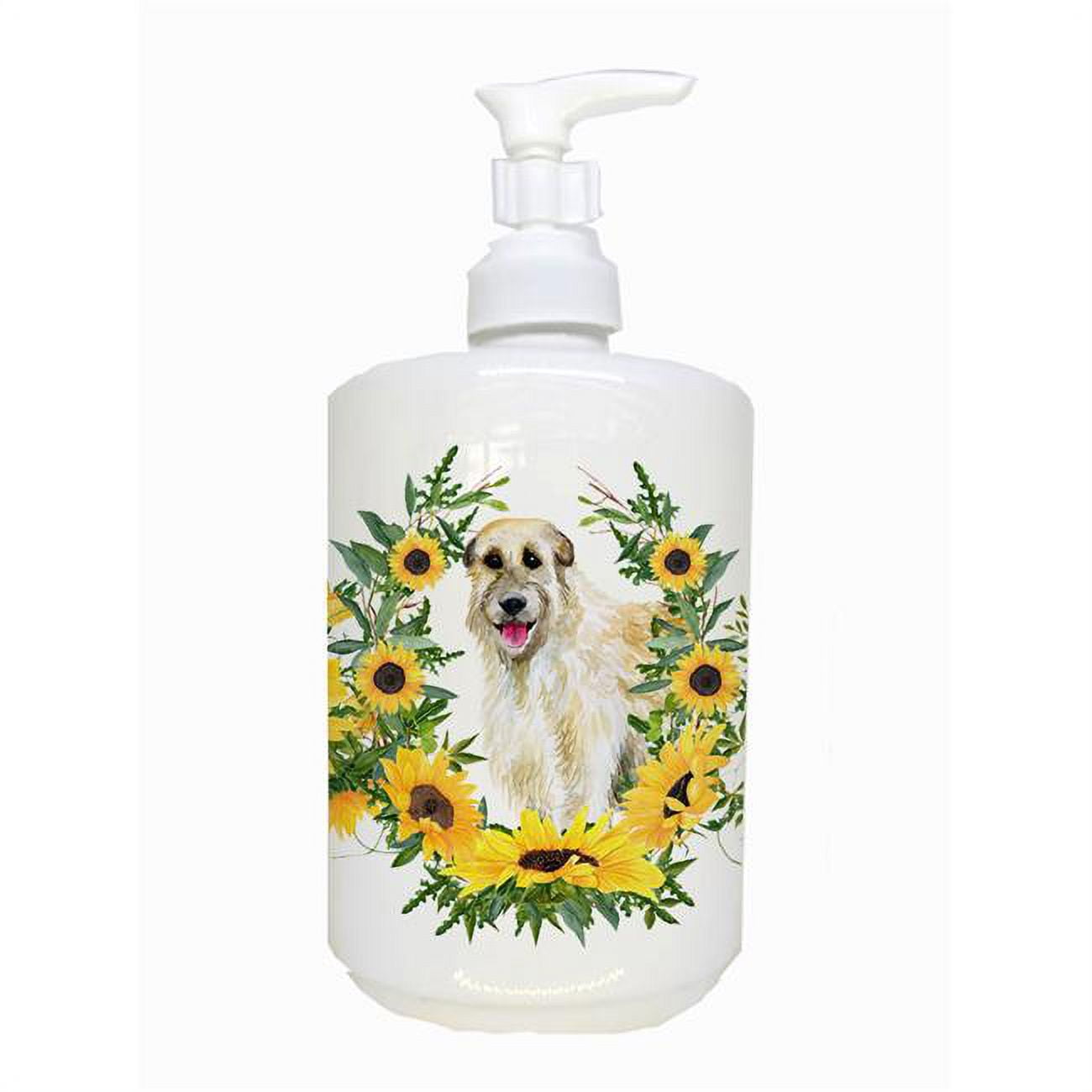 CK2862SOAP Irish Wolfhound Ceramic Soap Dispenser