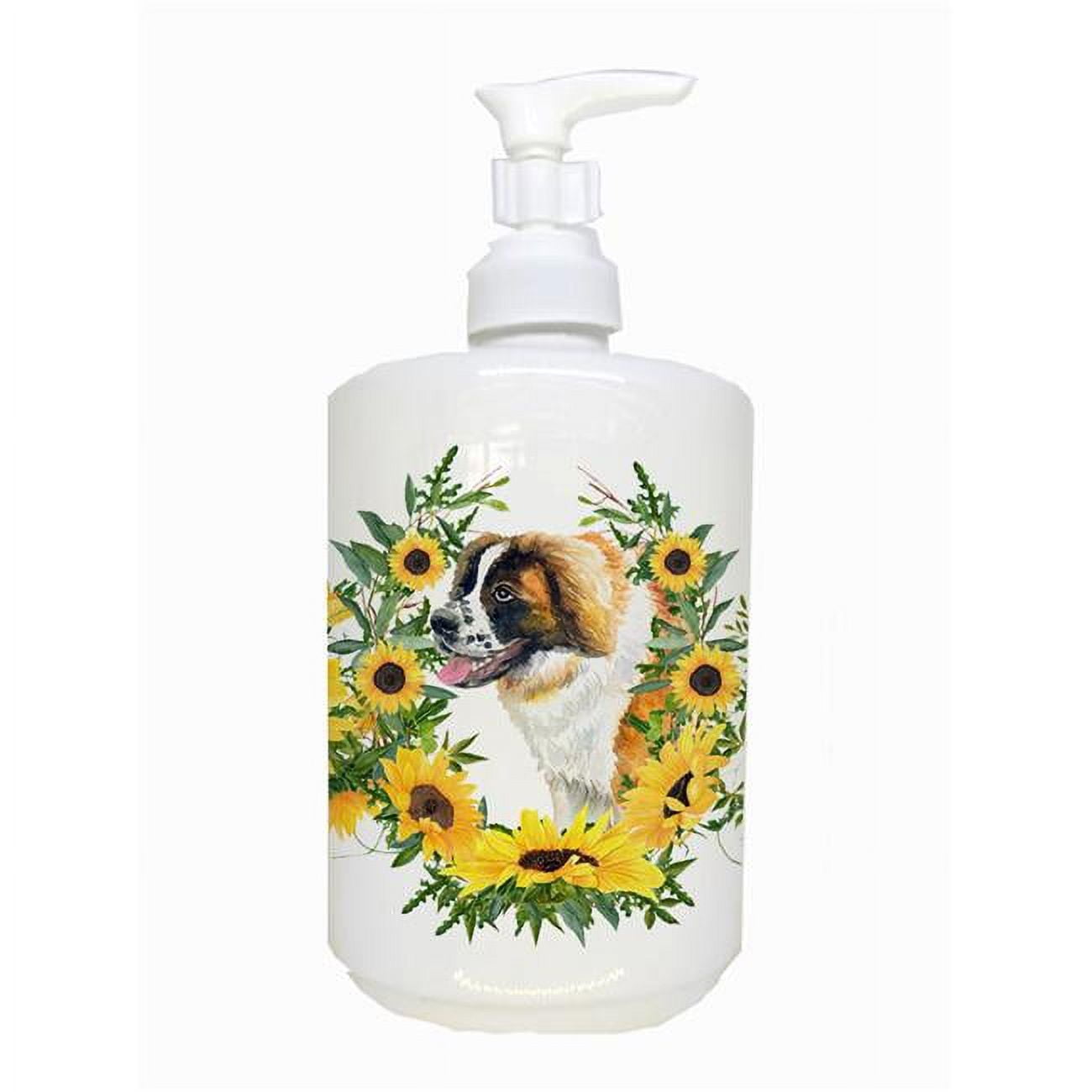 CK2871SOAP Saint Bernard Ceramic Soap Dispenser