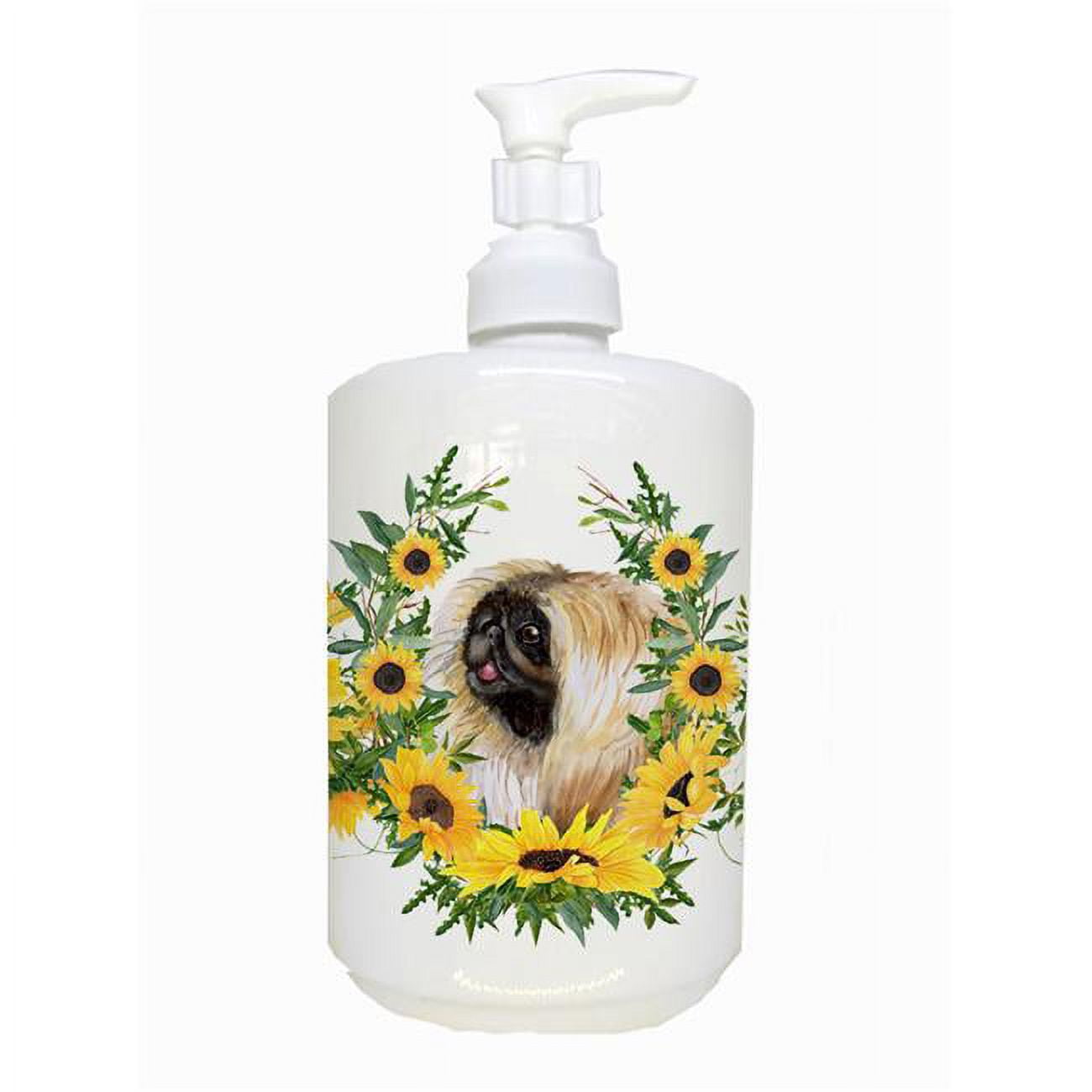 CK2873SOAP Pekingese Ceramic Soap Dispenser