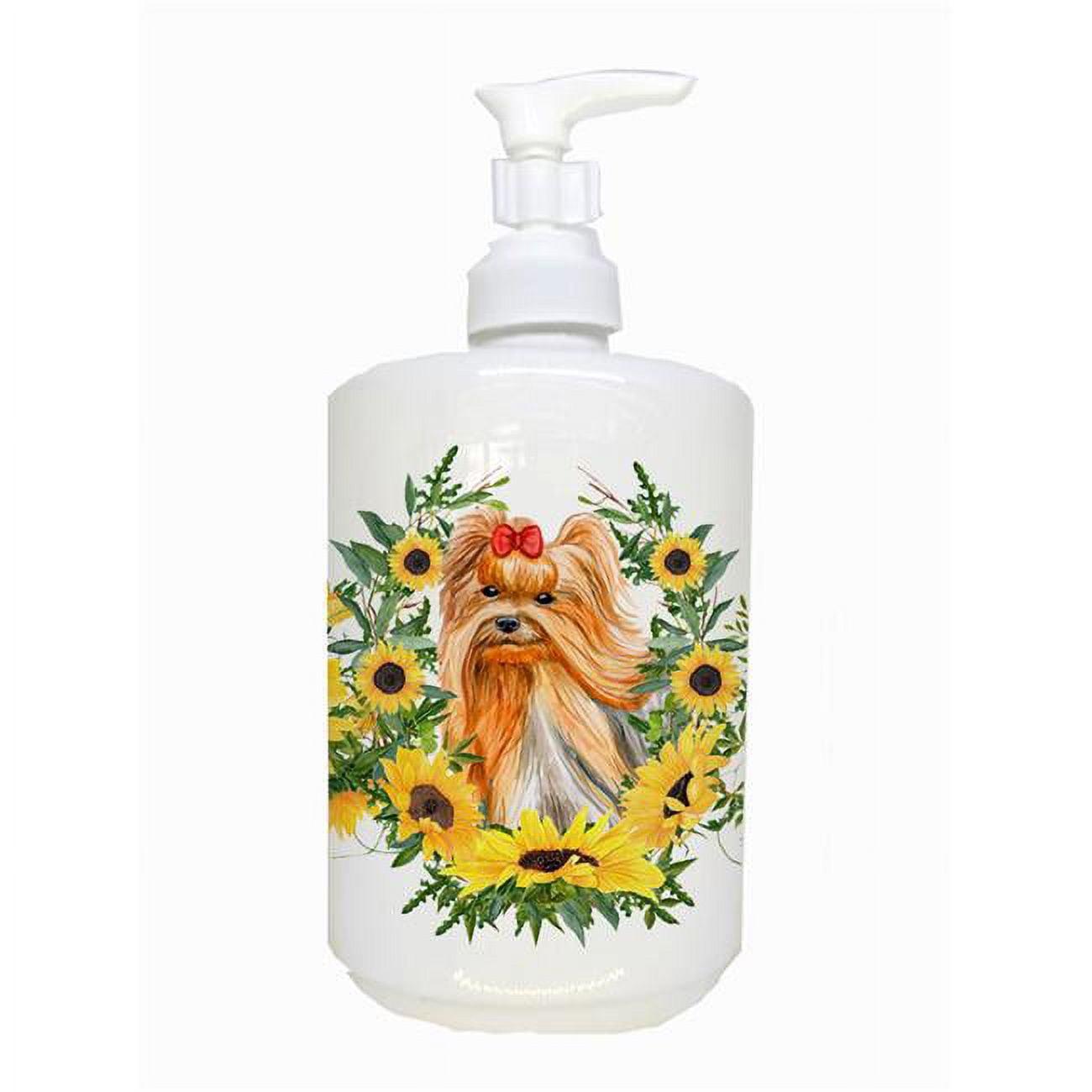 Yorkshire Terrier Ceramic Soap Dispenser