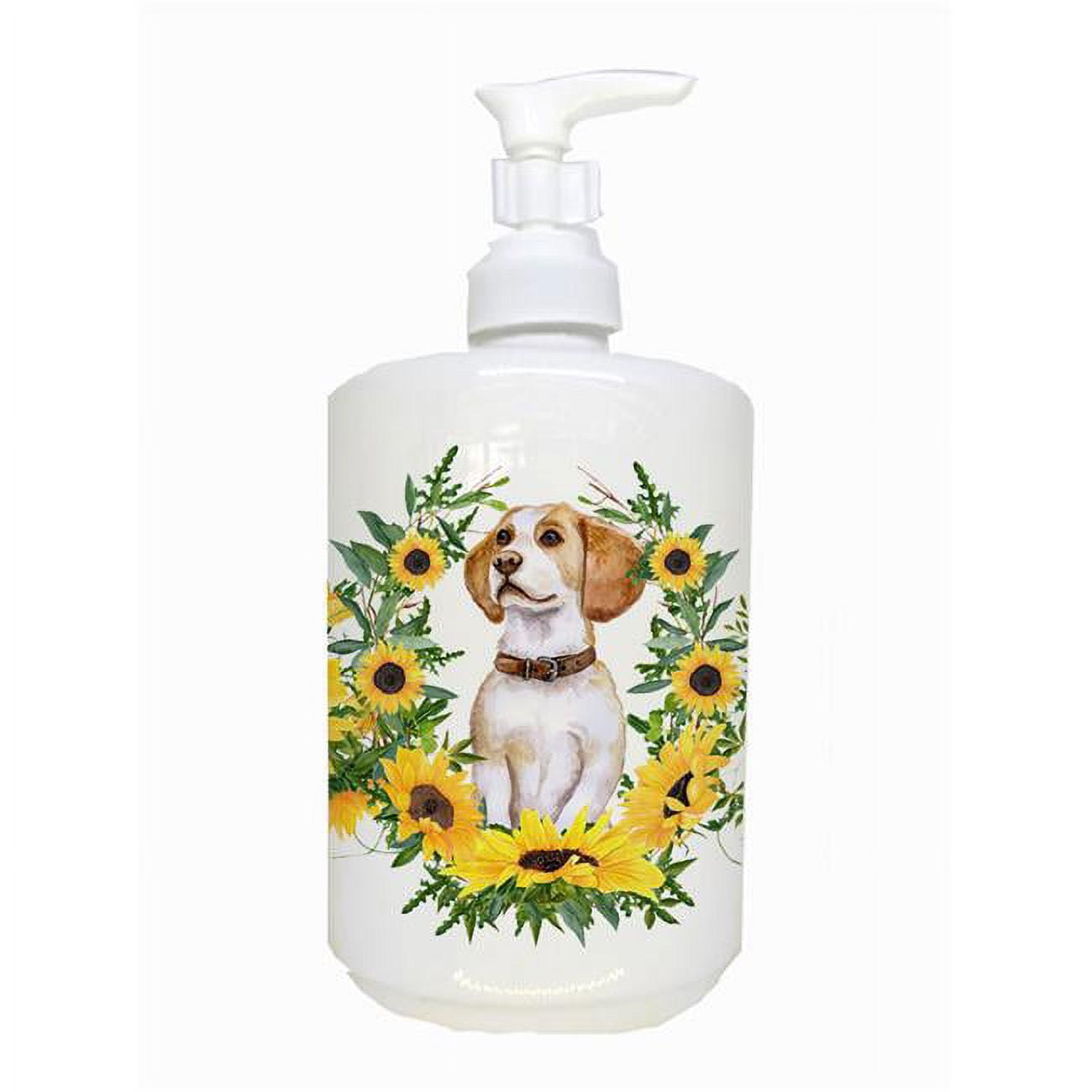 CK2878SOAP Beagle Ceramic Soap Dispenser