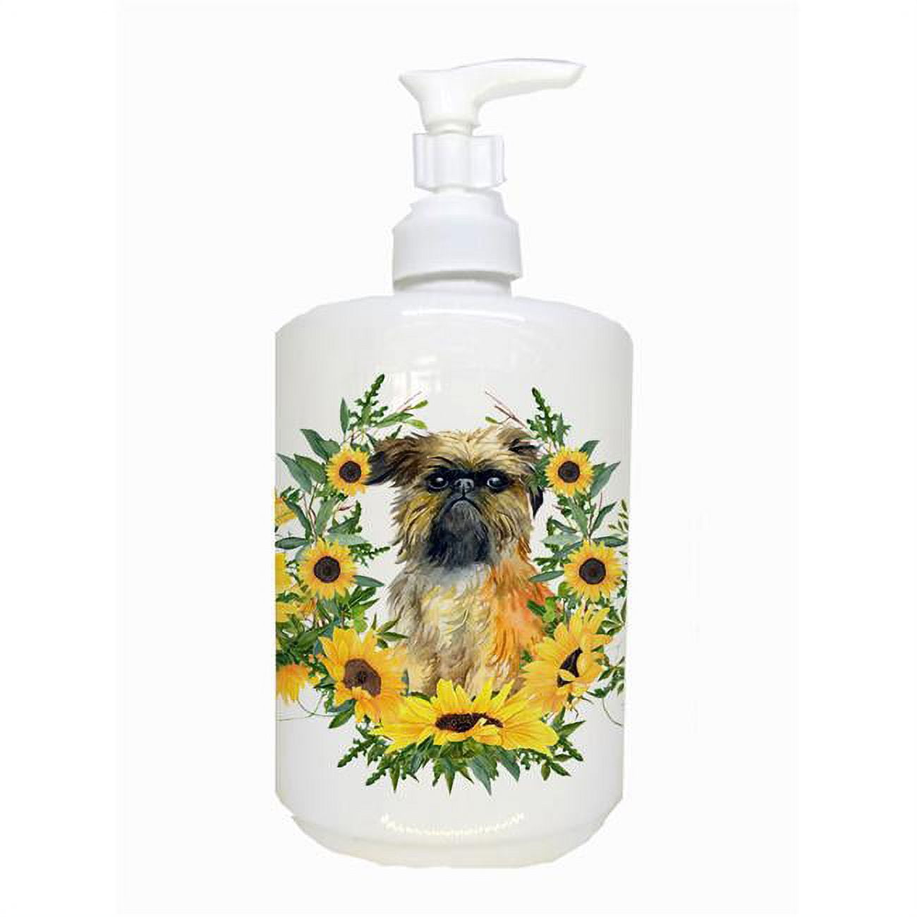 CK2879SOAP Brussels Griffon Ceramic Soap Dispenser