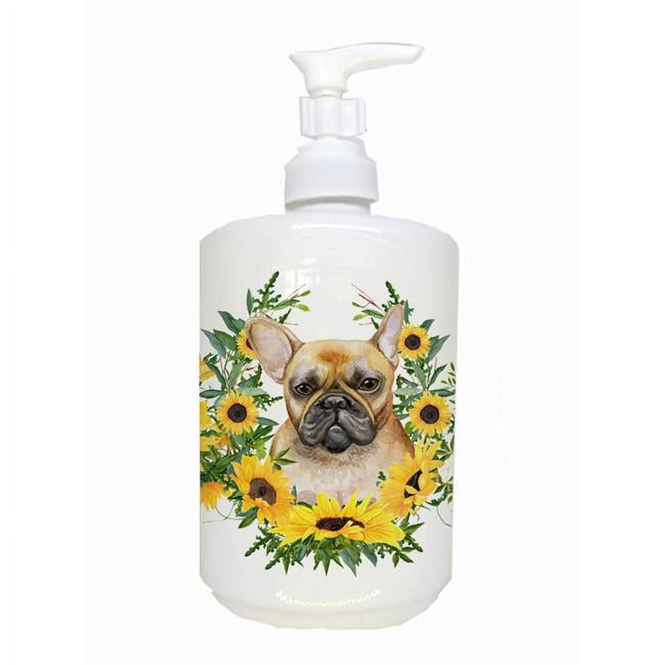 French Bulldog Ceramic Soap Dispenser