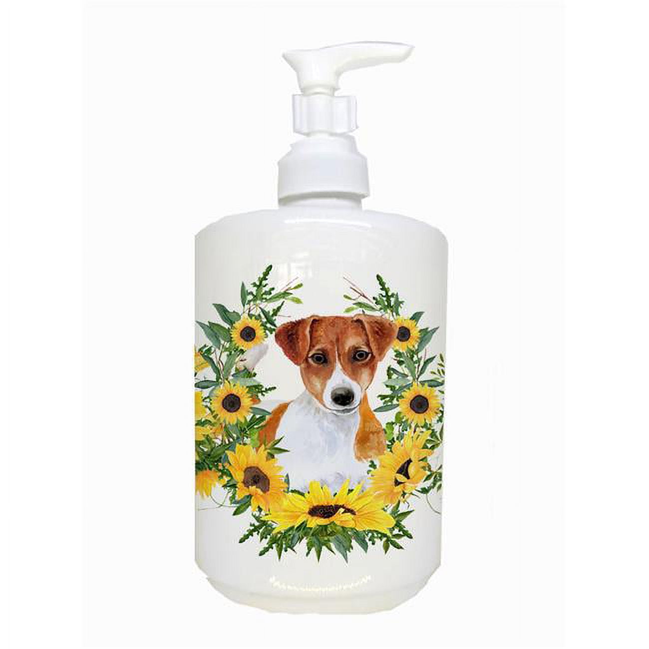 CK2881SOAP Jack Russell Terrier Ceramic Soap Dispenser