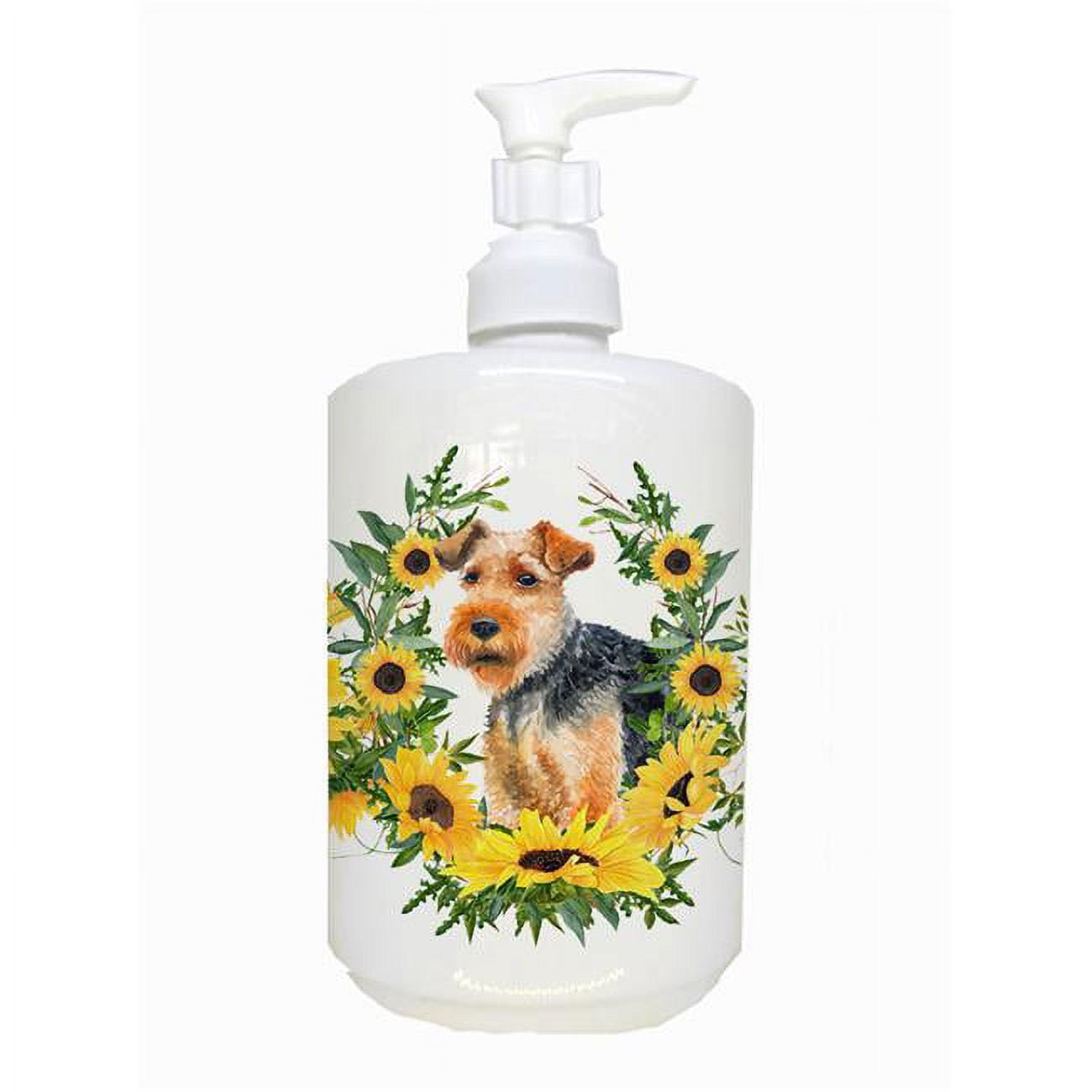 CK2892SOAP Welsh Terrier Ceramic Soap Dispenser