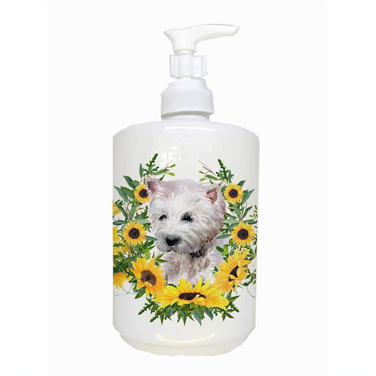 CK2893SOAP Westie Ceramic Soap Dispenser