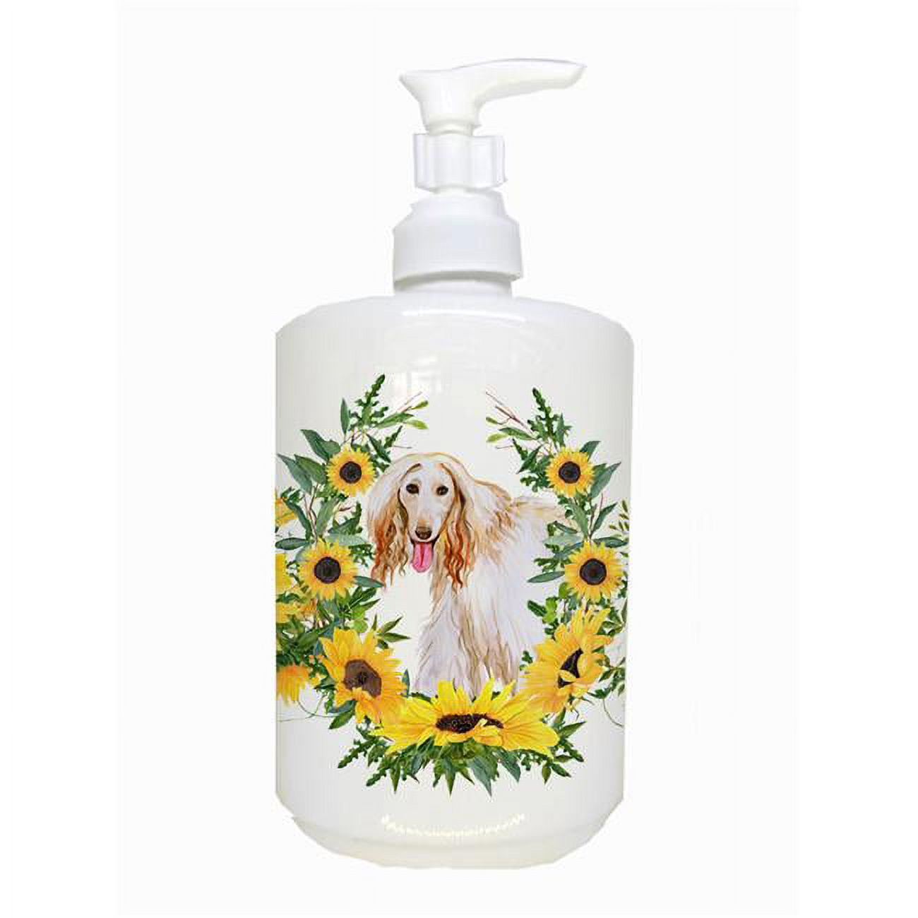 CK2894SOAP Afghan Hound Ceramic Soap Dispenser