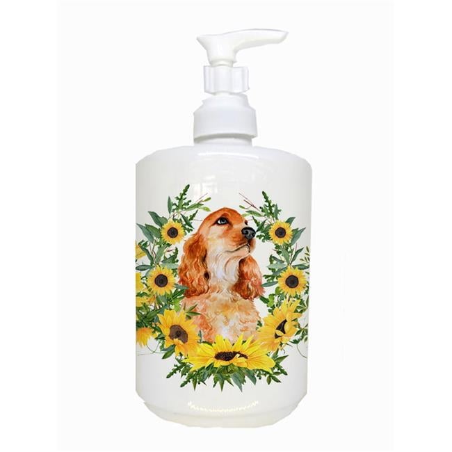 CK2898SOAP Cocker Spaniel Ceramic Soap Dispenser