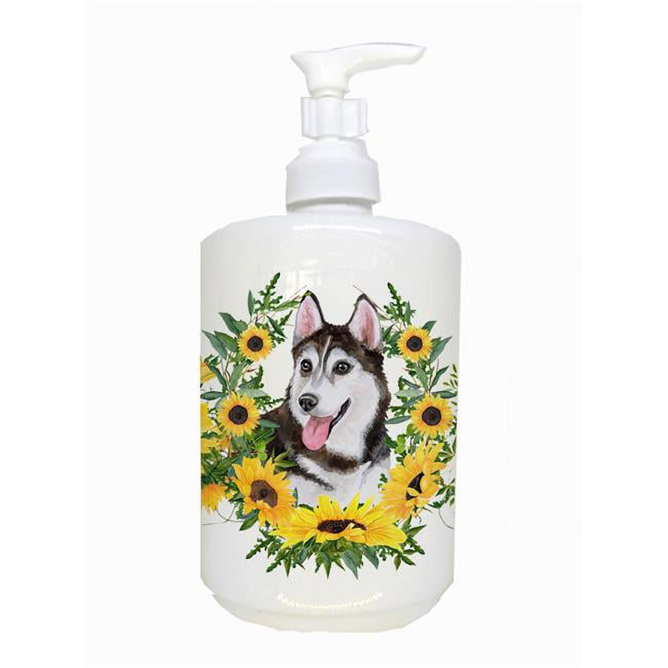 CK2904SOAP Siberian Husky No.2 Ceramic Soap Dispenser