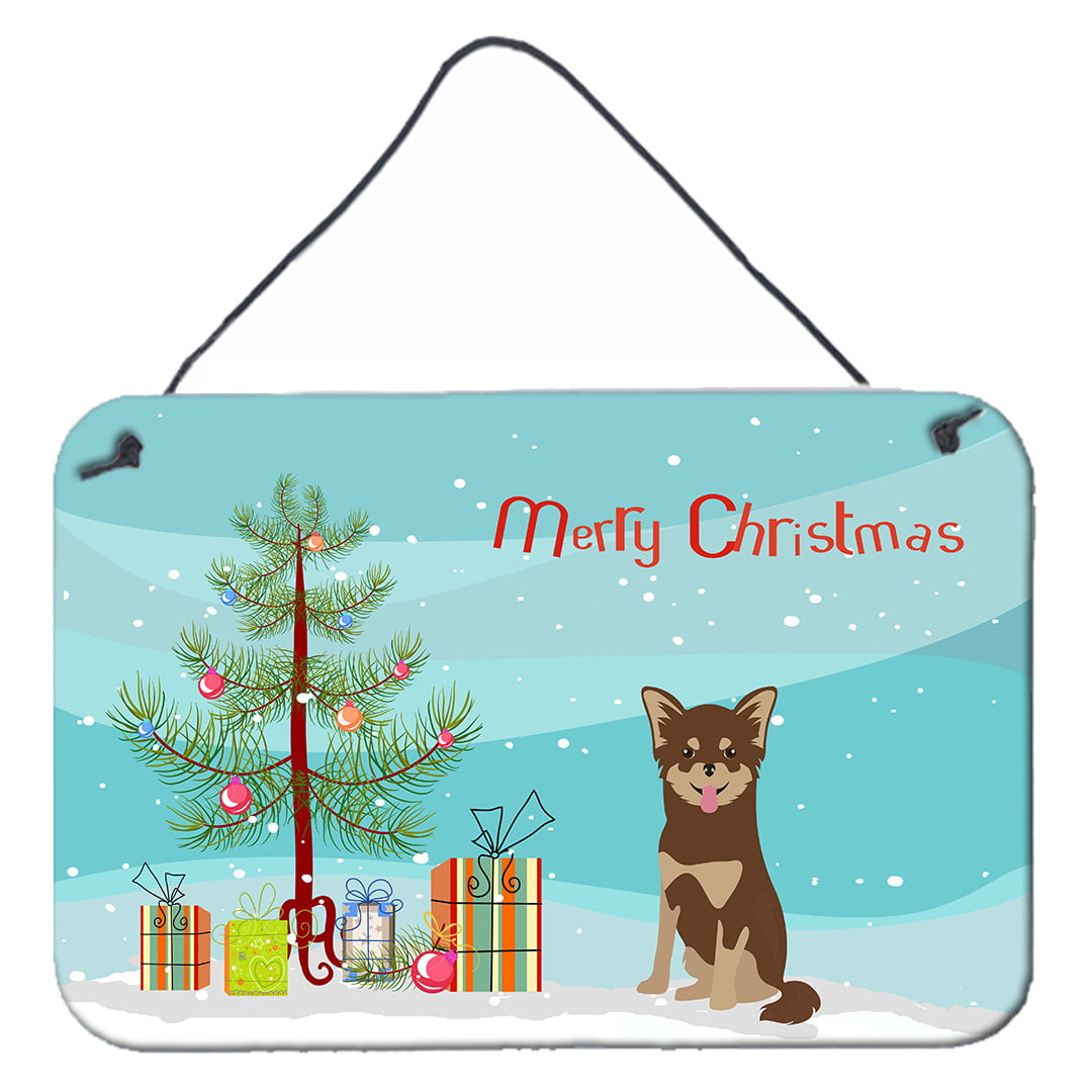 Chihuahua Christmas Tree Wall or Door Hanging Prints