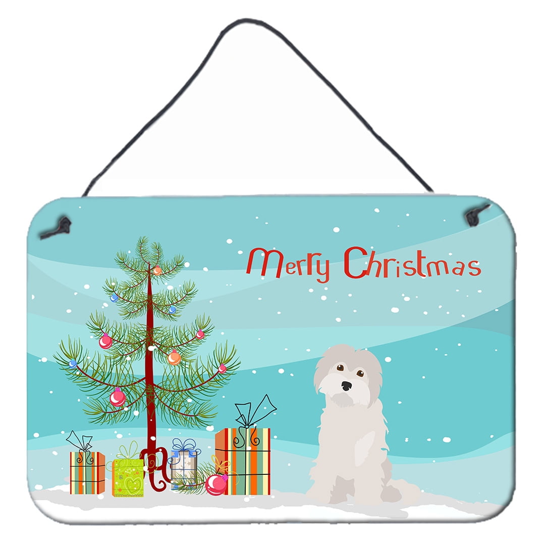 Maltese No.2 Christmas Tree Wall or Door Hanging Prints