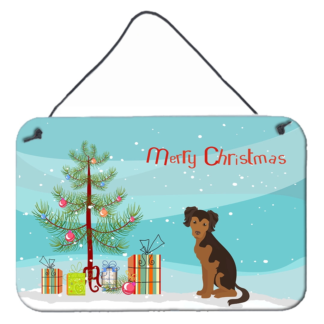 Persian Chihuahua Christmas Tree Wall or Door Hanging Prints