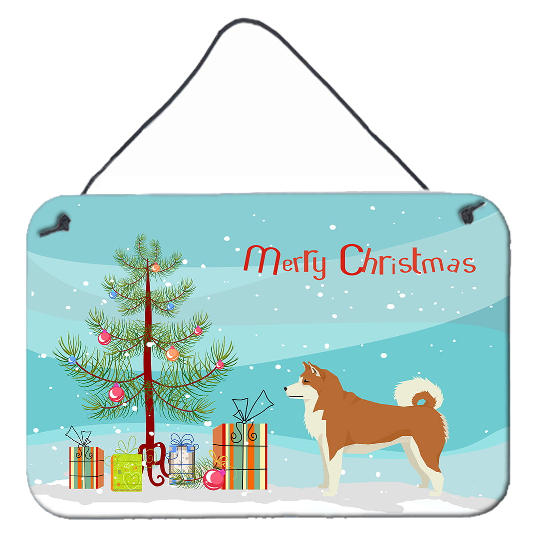 Akita Christmas Tree Wall or Door Hanging Prints