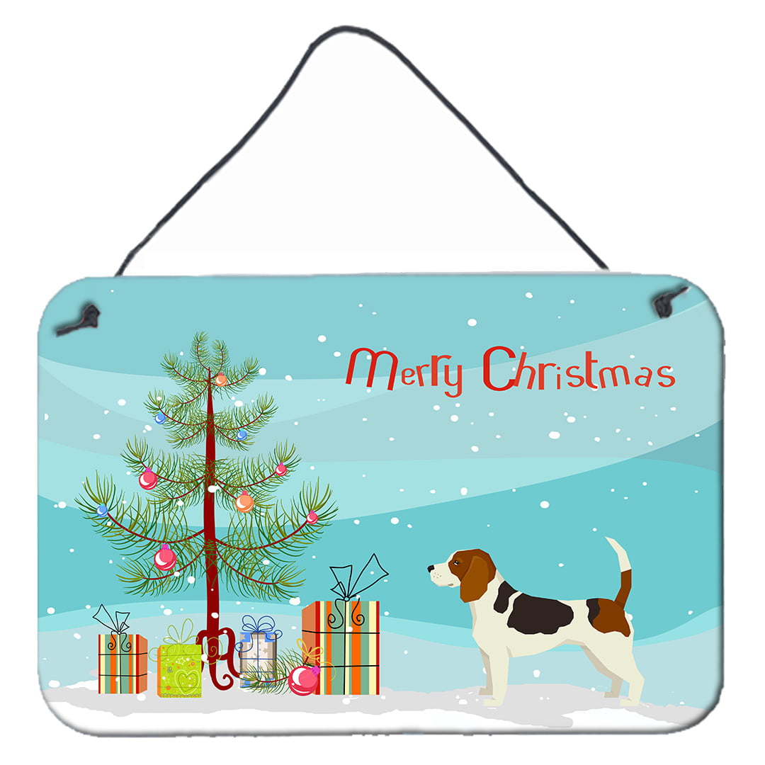Beagle Christmas Tree Wall or Door Hanging Prints