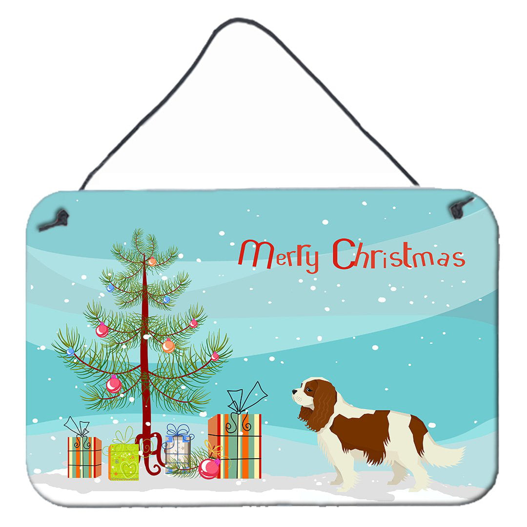 Cavalier Spaniel Christmas Tree Wall or Door Hanging Prints