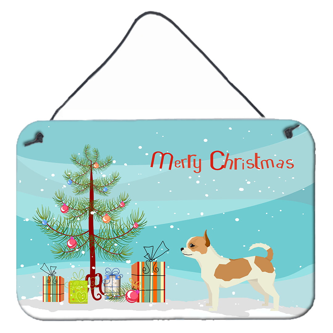 Chihuahua Christmas Tree Wall or Door Hanging Prints