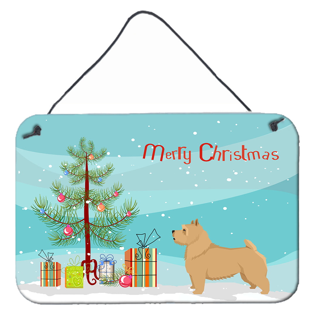 Norwich Terrier Christmas Tree Wall or Door Hanging Prints