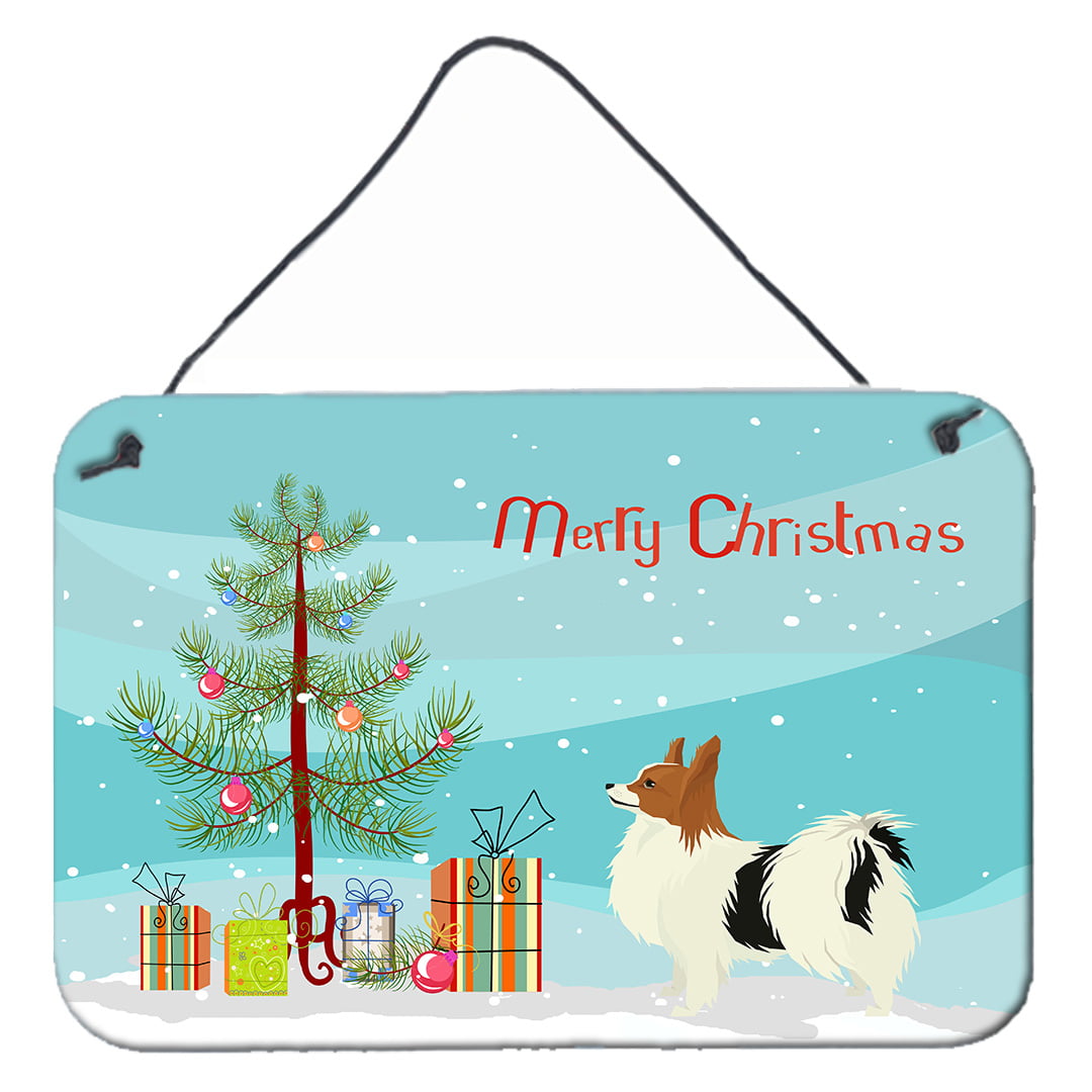 Papillon Christmas Tree Wall or Door Hanging Prints