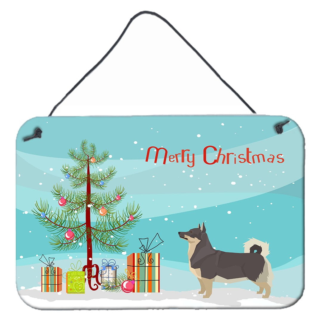 Swedish Vallhund Christmas Tree Wall or Door Hanging Prints