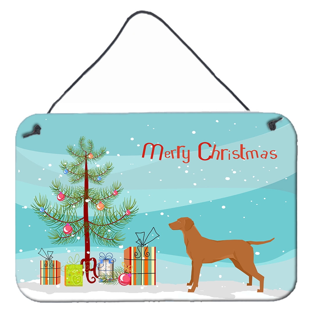 Vizsla Christmas Tree Wall or Door Hanging Prints
