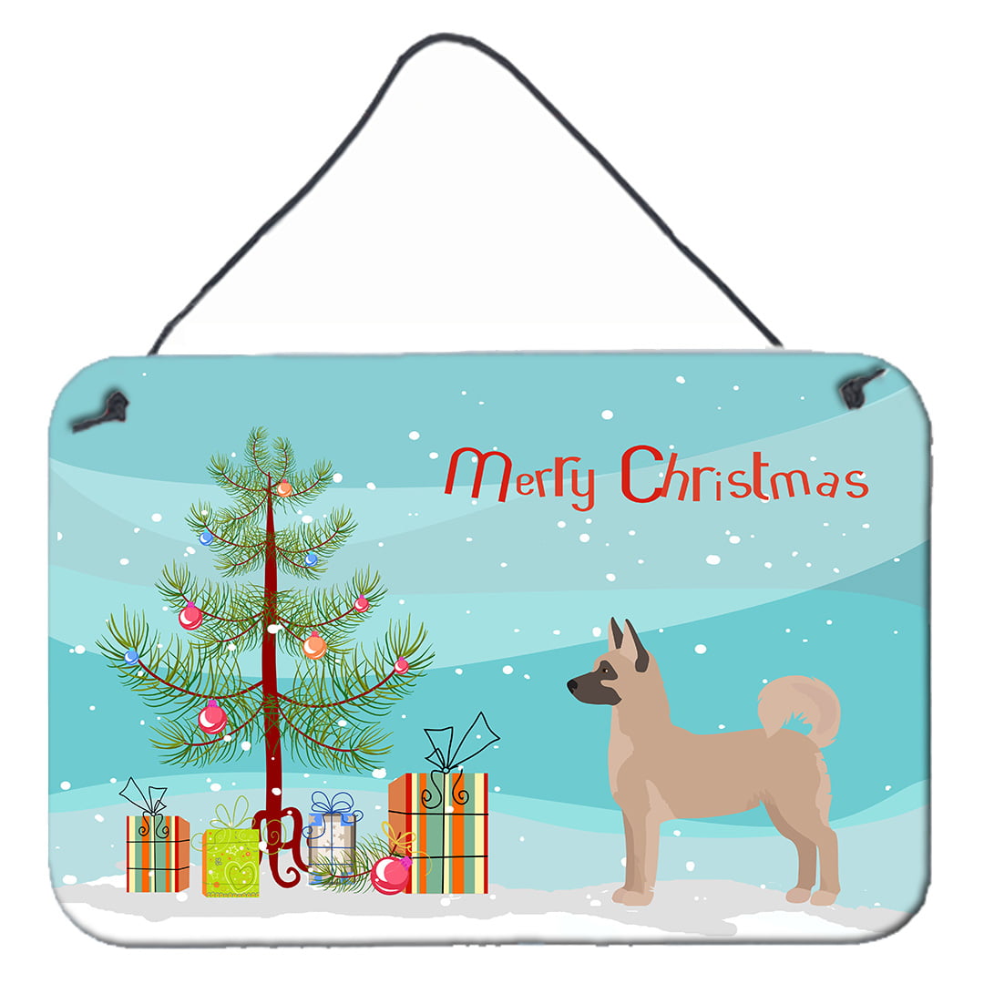 Akita Shepherd Christmas Tree Wall or Door Hanging Prints