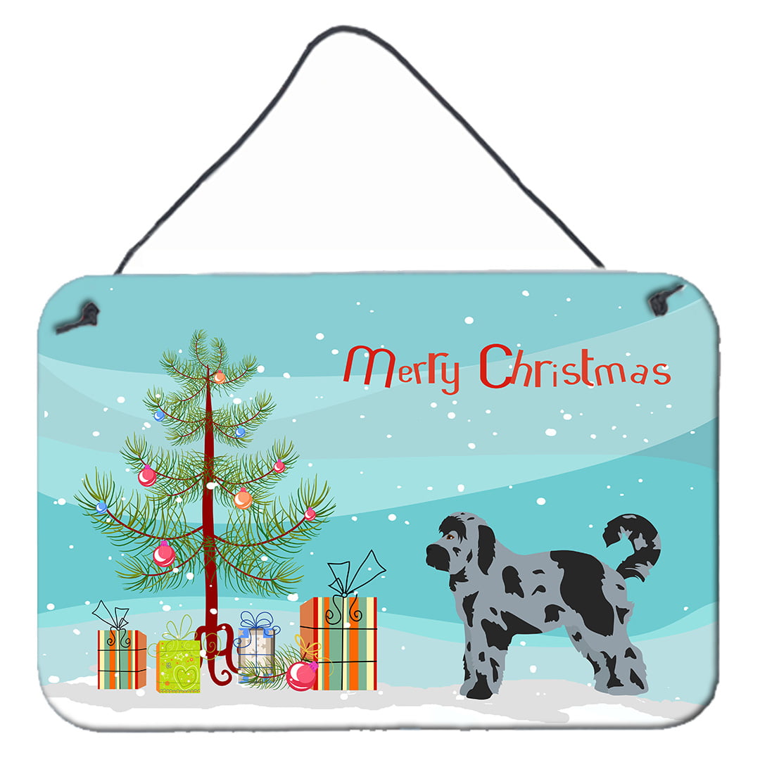 Aussiedoodle No.2 Christmas Tree Wall or Door Hanging Prints
