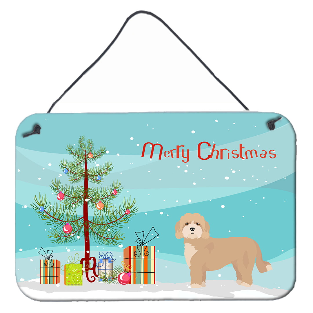 Cavachon Christmas Tree Wall or Door Hanging Prints