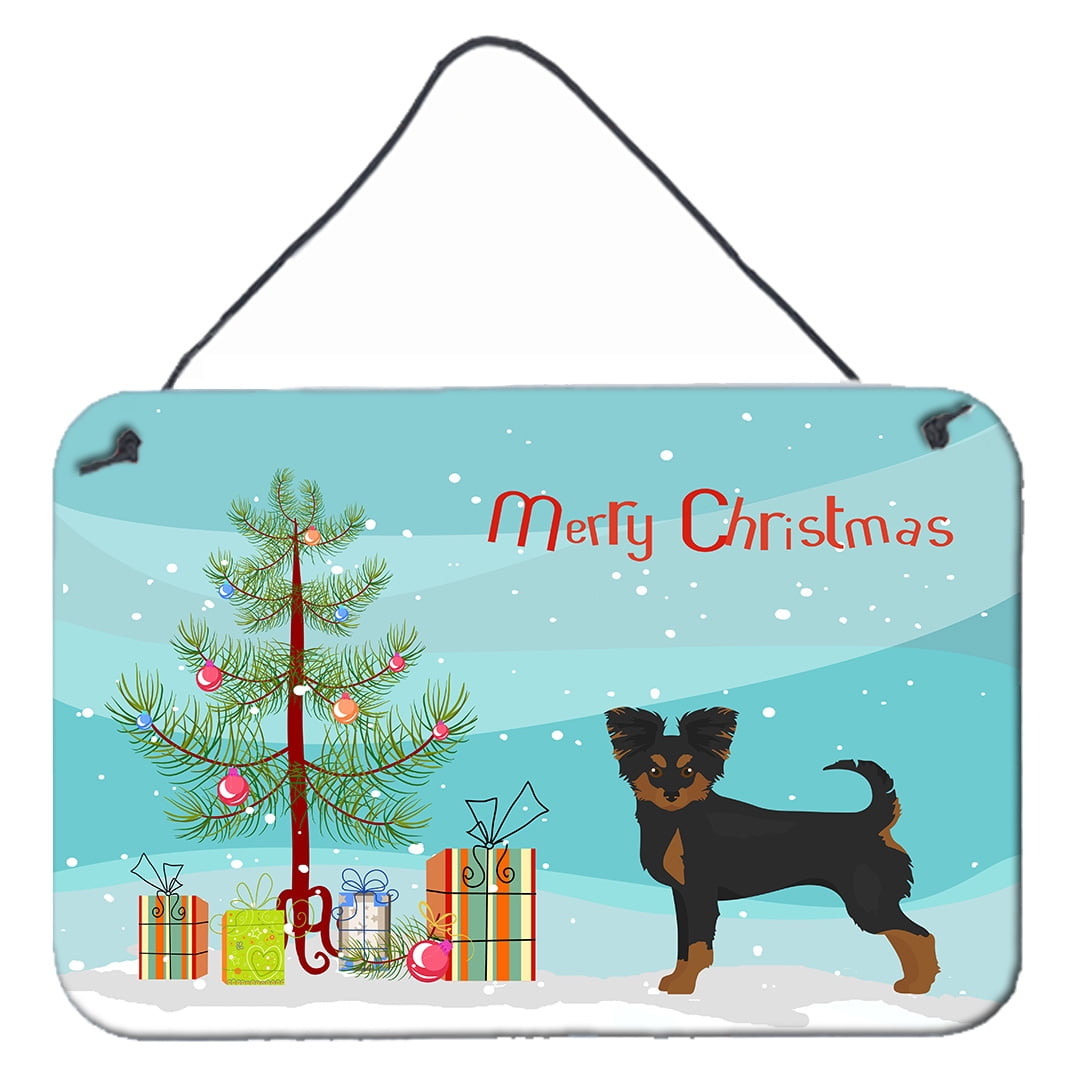 Black & Tan Chion Christmas Tree Wall or Door Hanging Prints