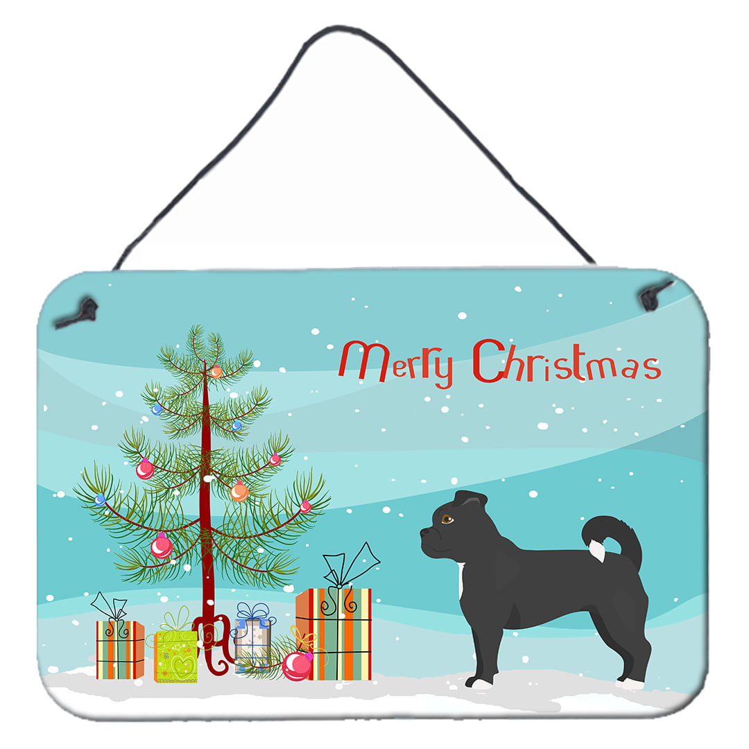 Black Chug Christmas Tree Wall or Door Hanging Prints