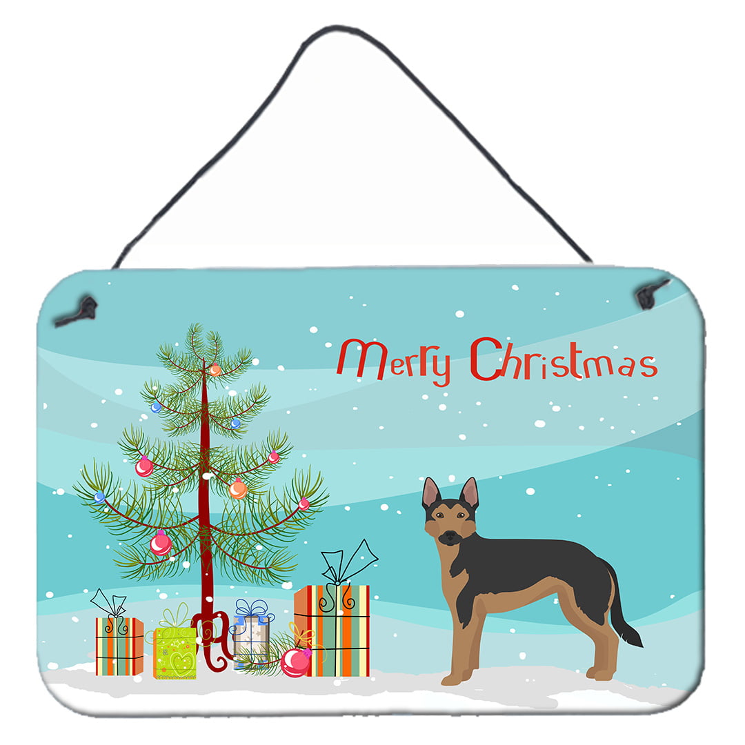 German Sheprador No.2 Christmas Tree Wall or Door Hanging Prints