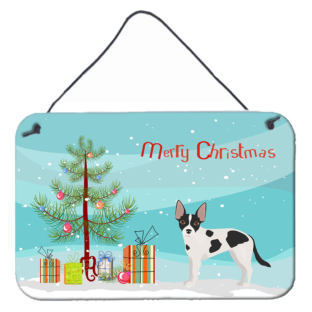 Jackhuahua Christmas Tree Wall or Door Hanging Prints