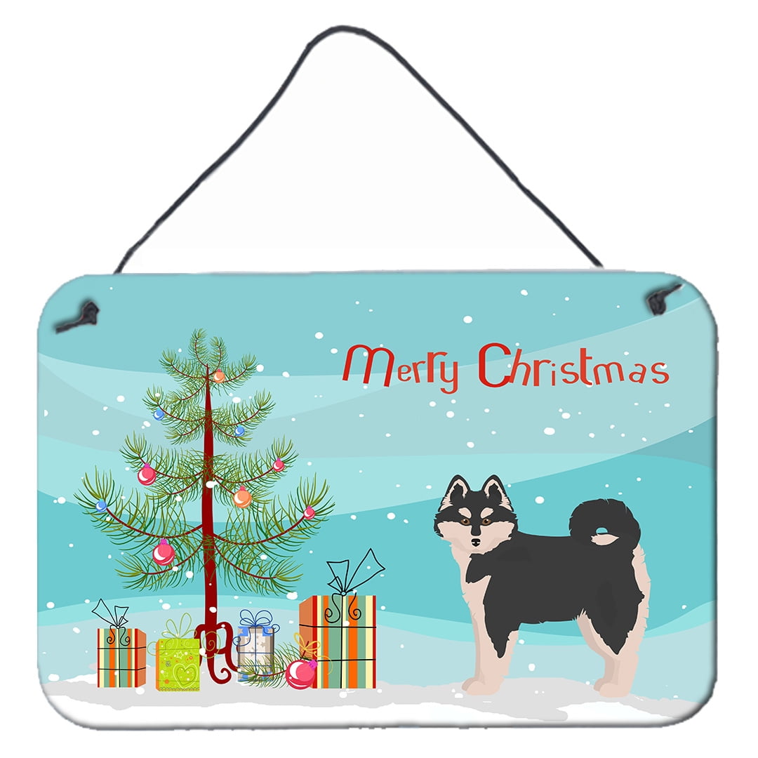 Pomsky No.1 Christmas Tree Wall or Door Hanging Prints