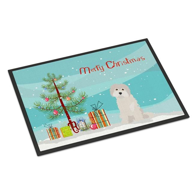 CK3501JMAT 24 x 36 in. Maltese No.2 Christmas Tree Indoor or Outdoor Mat