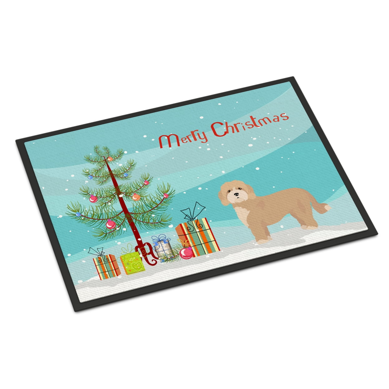 CK3810JMAT 24 x 36 in. Cavachon Christmas Tree Indoor or Outdoor Mat