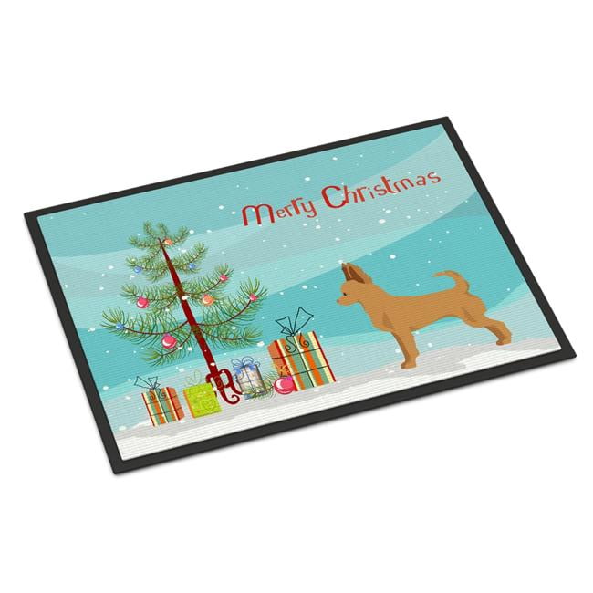 CK3814JMAT 24 x 36 in. Tan Chion Christmas Tree Indoor or Outdoor Mat