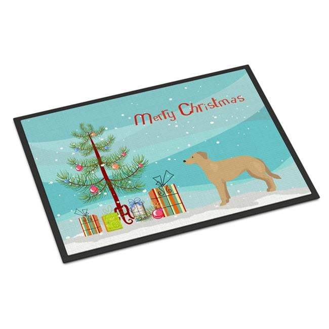 CK3834JMAT 24 x 36 in. German Sheprador No.1 Christmas Tree Indoor or Outdoor Mat
