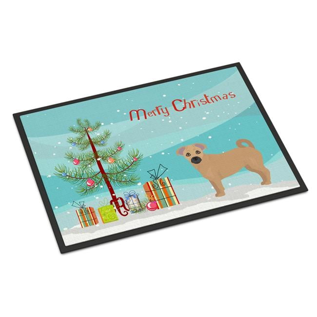 CK3845JMAT 24 x 36 in. Tan Jug Christmas Tree Indoor or Outdoor Mat