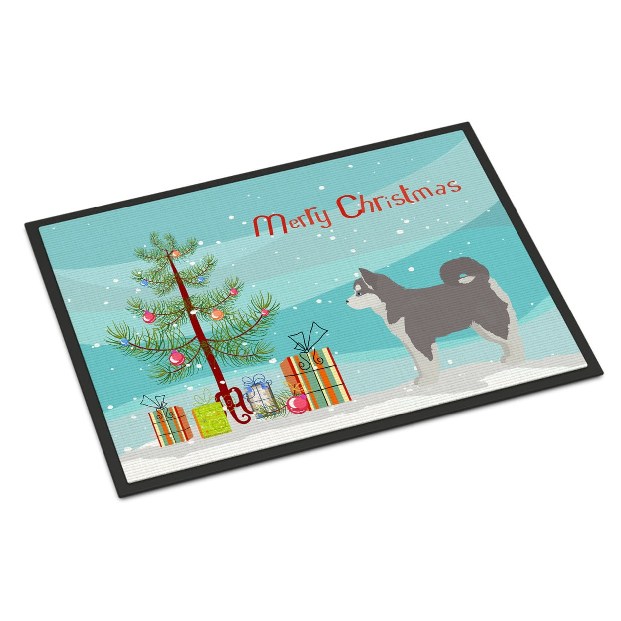 CK3862JMAT 24 x 36 in. Pomsky No.2 Christmas Tree Indoor or Outdoor Mat