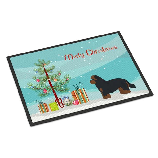CK3875JMAT 24 x 36 in. Shorkie No.1 Christmas Tree Indoor or Outdoor Mat