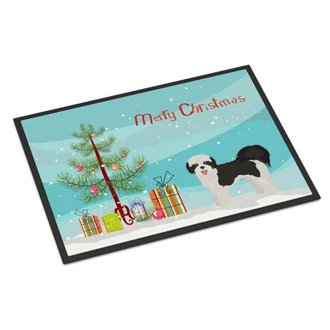 CK3885JMAT 24 x 36 in. Zuchon No.2 Christmas Tree Indoor or Outdoor Mat